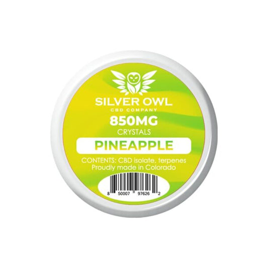 Silver Owl CBD 850MG Crystal Pineapple