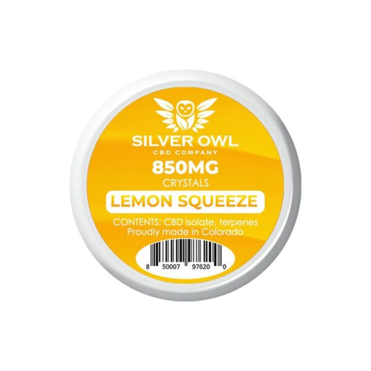 Silver Owl CBD 850MG Crystal Lemon Squeeze