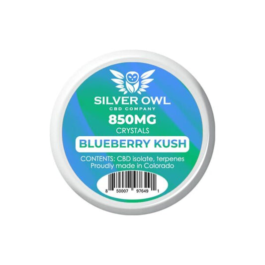 Silver Owl CBD 850MG Crystal Blueberry Kush