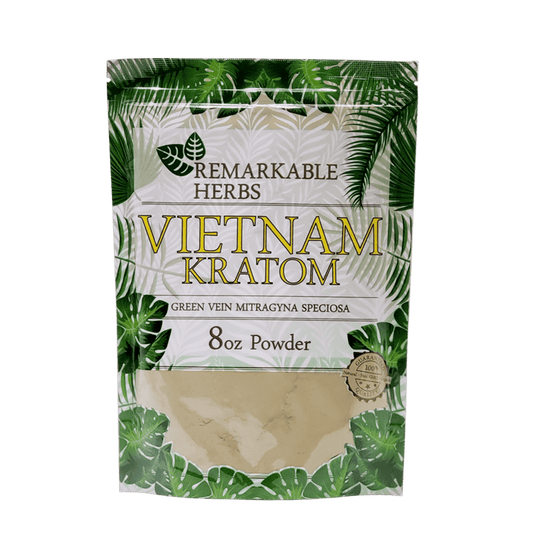 Remarkable Herbs Kratom Powder 8OZ Vietnam Green