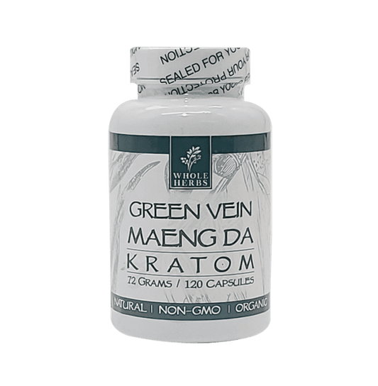 Whole Herbs Kratom Caps 120CT Maeng Da Green