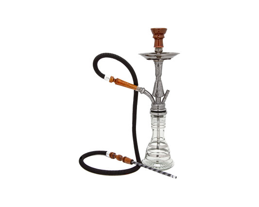 Khalil Mamoon Mini Hookah Safari Silver