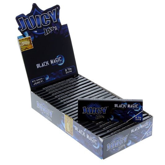 Juicy Jay Papers 1 1/4 Black Magic 24CT