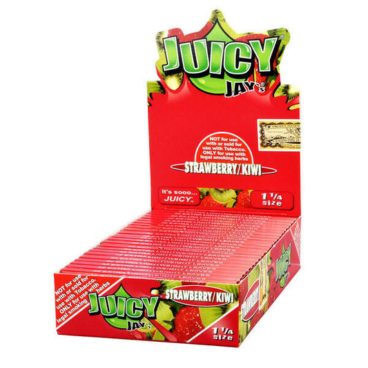 Juicy Jay Papers 1 1/4 Strawberry Kiwi 24CT