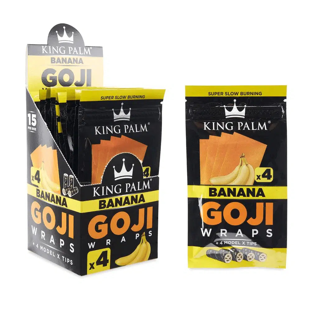 King Palm Wraps 4CT Goji Banana 15CT