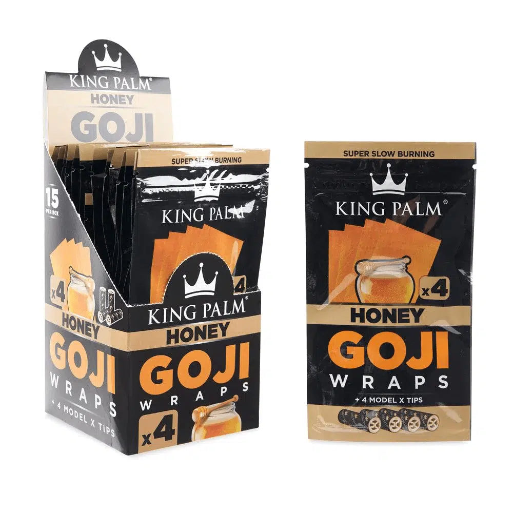 King Palm Wraps 4CT Goji Honey 15CT