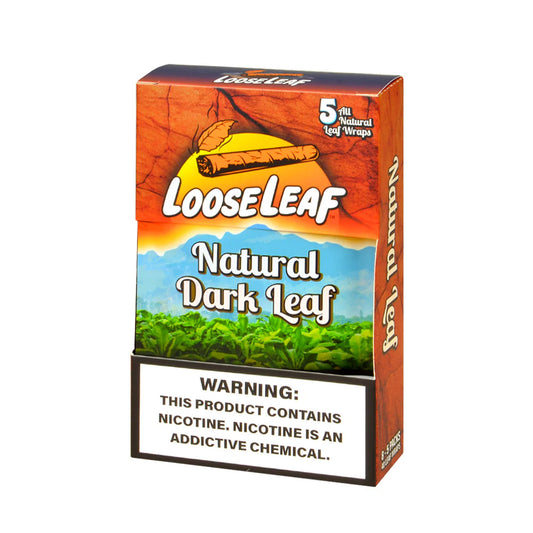 LooseLeaf Minis 5CT Natural Dark Leaf 8CT / 1CT