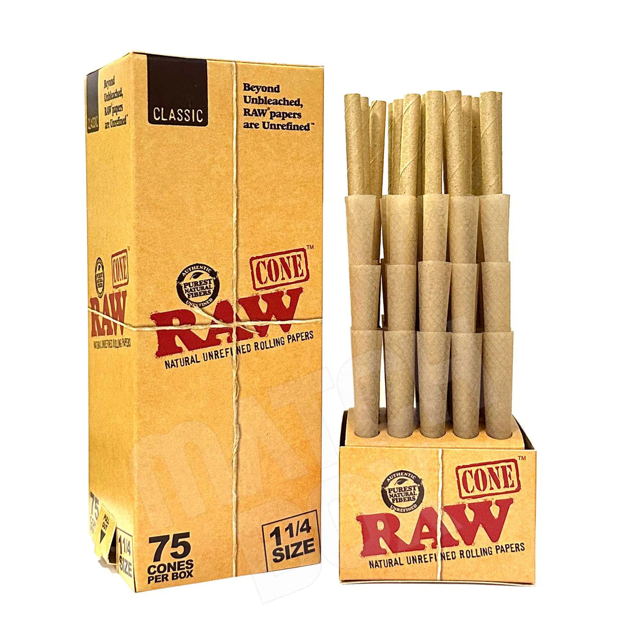 Raw Cones 1 1/4 75CT Classic 1CT