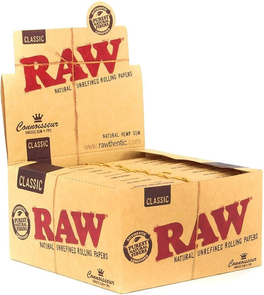 Raw Papers King Slim Classic Connoisseur 24CT