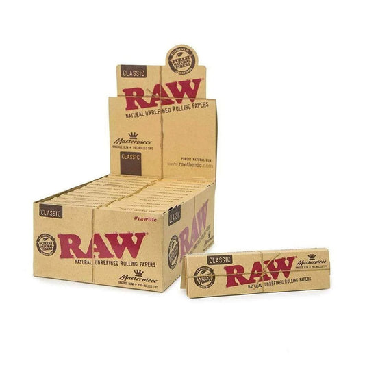 Raw Papers King Slim Classic Masterpiece 24CT