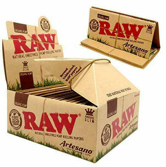 Raw Papers King Slim Organic Artesano