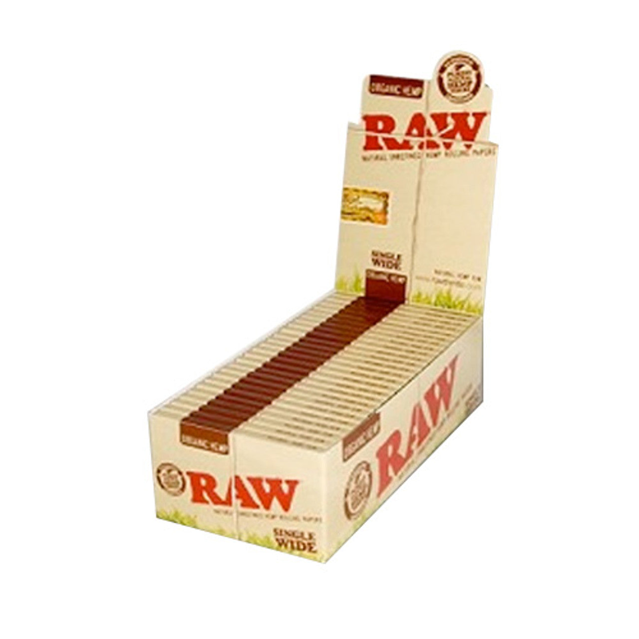 Raw Papers Single Wide Organic 25CT