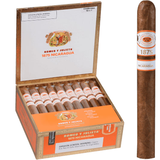 Romeo Y Julieta Cigars 1875 Nicaragua Churchill 25CT