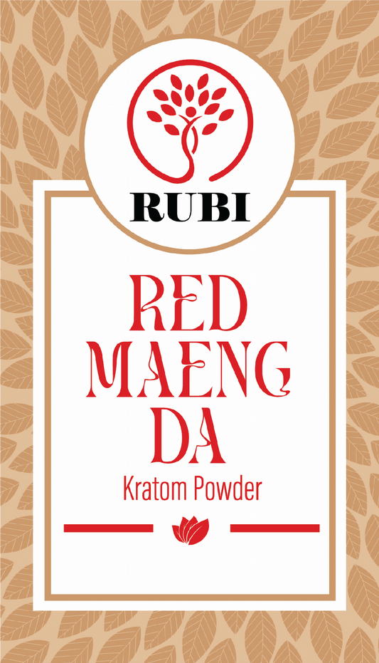 Rubi Kratom Powder 8OZ Maeng Da Red