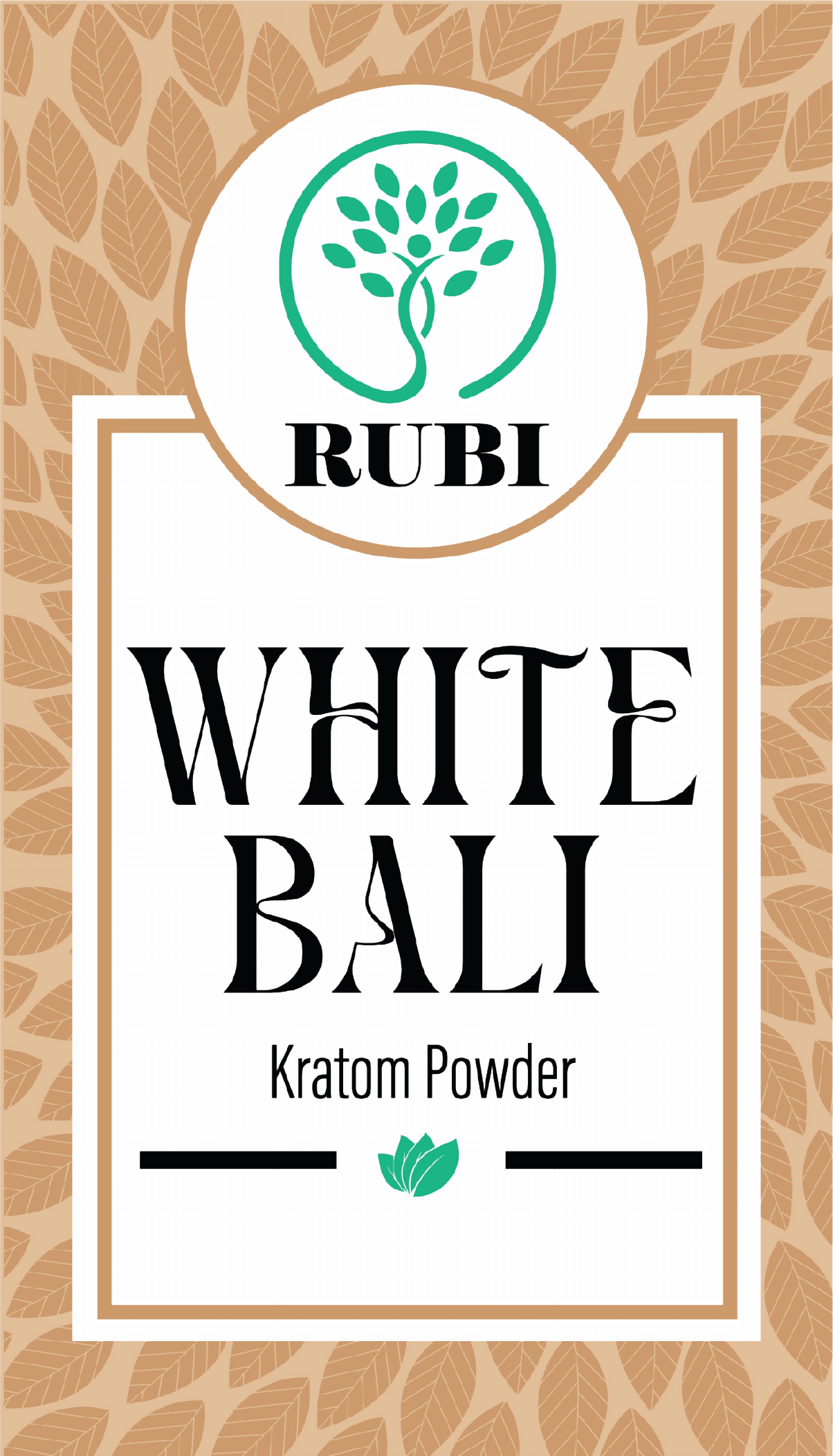 Rubi Kratom Powder 1OZ Bali White