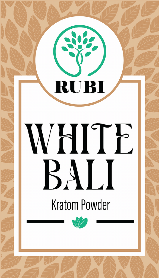 Rubi Kratom Powder 1OZ Bali White