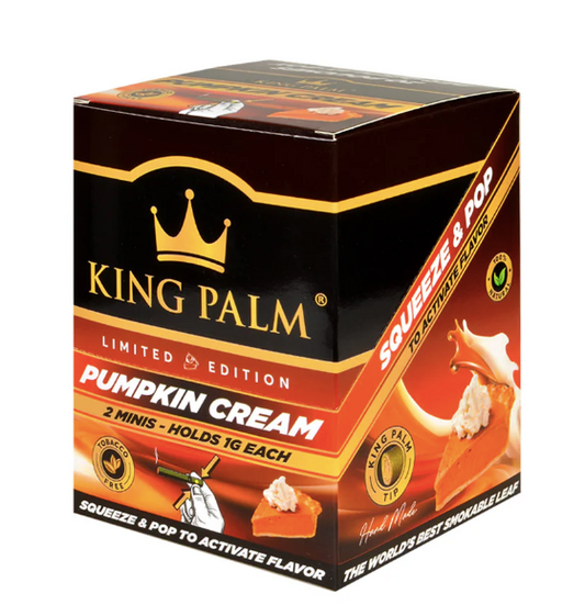 King Palm Cones Pumpkin Cream Mini 2CT / 20CT