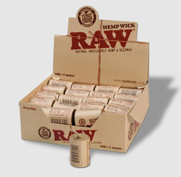 Raw Wick 10FT Hemp 40CT