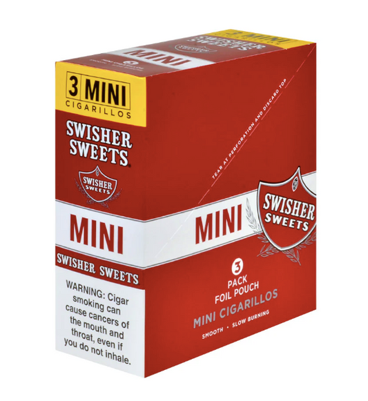 Swisher Sweet Cigarillos 3CT Mini Original 15CT Box