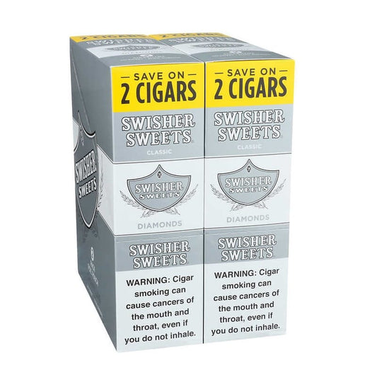 Swisher Sweet Cigarillos 2CT Diamond 30CT Box