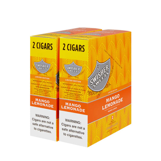 Swisher Sweet Cigarillos 2CT Mango Lemonade 30CT Box