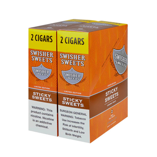 Swisher Sweet Cigarillos 2CT Sticky Sweets 30CT Box