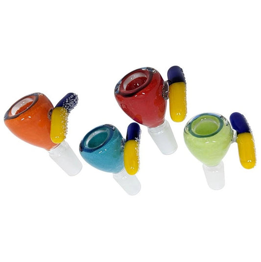 Flower Bowl 14M Glass Gummy Worm Grip