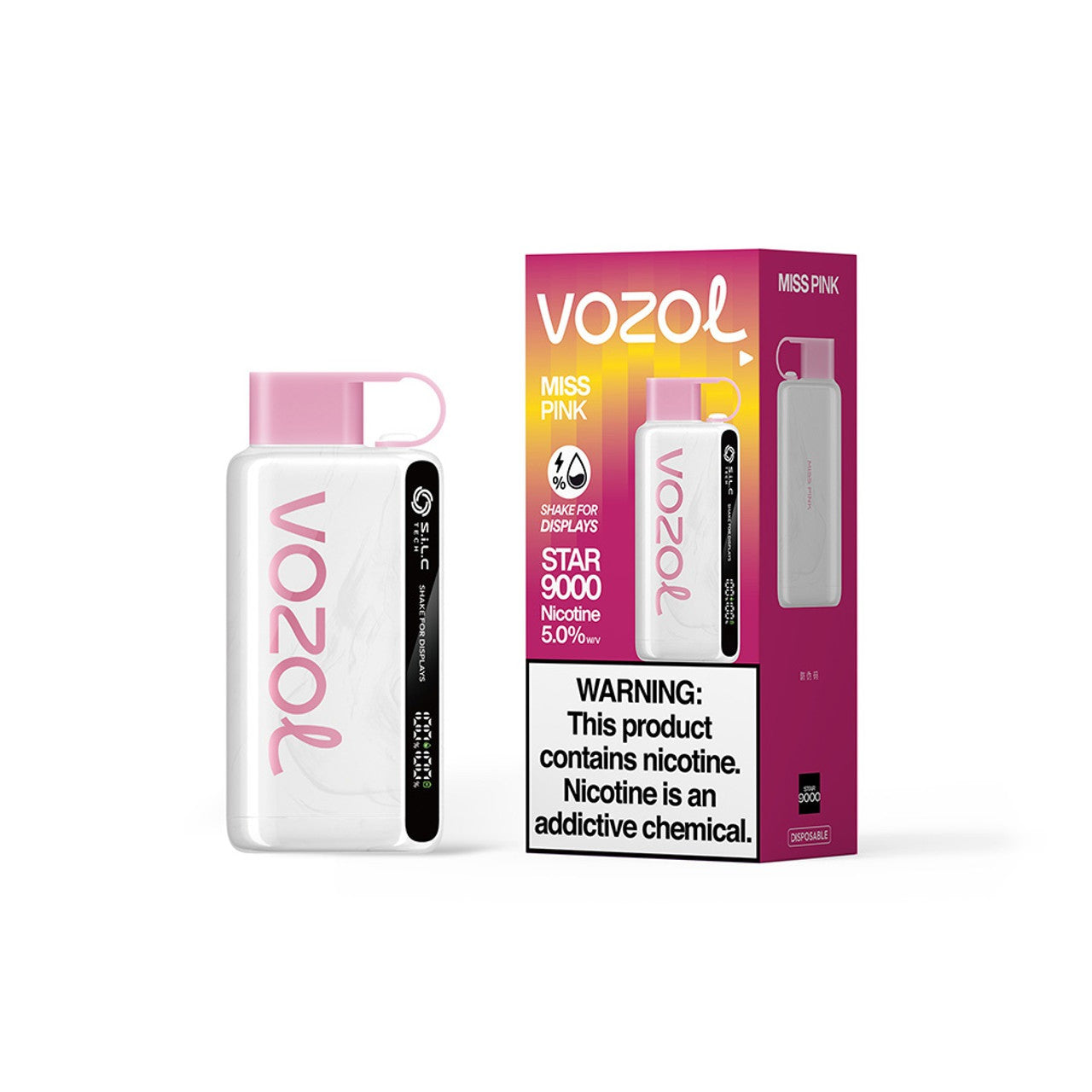 Vozol Vape Bar Star9000 Miss Pink 5CT