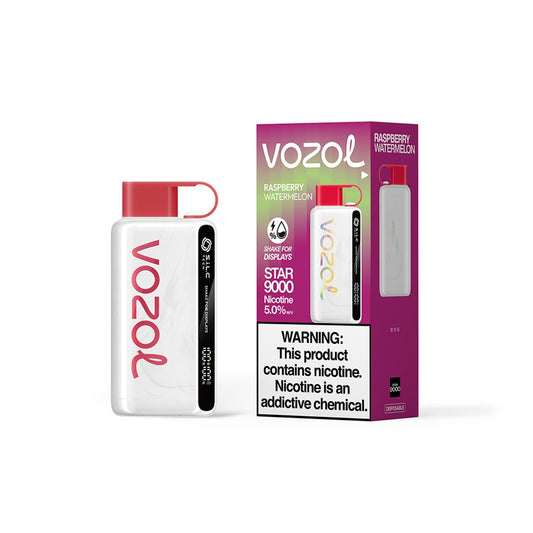 Vozol Vape Bar Star9000 Raspberry Watermelon 5CT