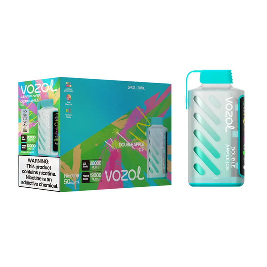 Vozol Vape Bar Gear20000 Double Apple Ice 5CT