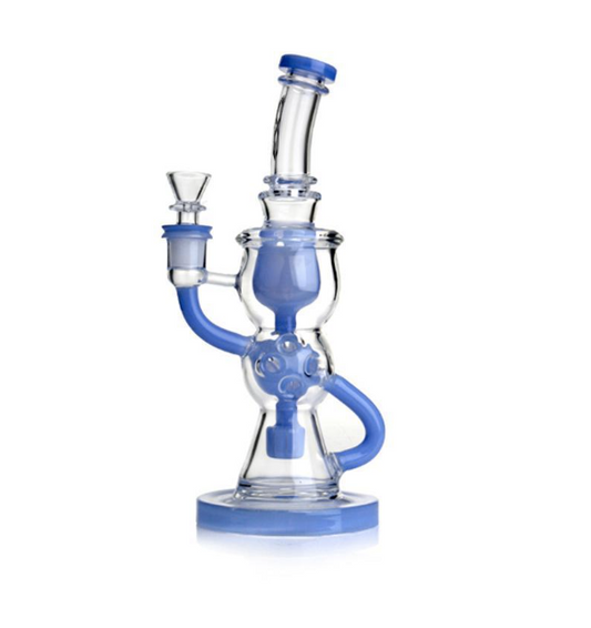 Glass Guru Waterpipe 10" Mothership Fab Klein