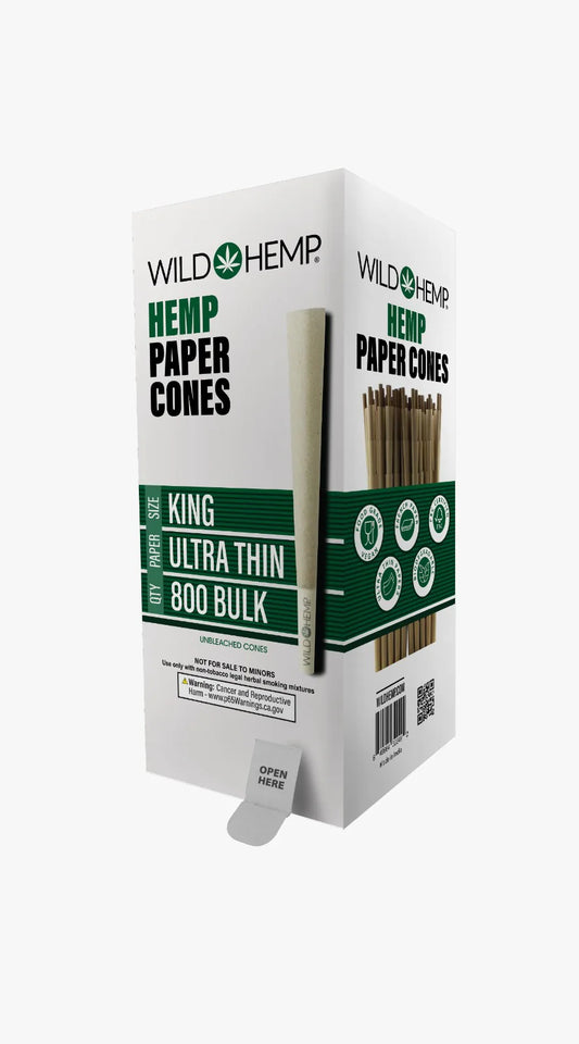 Wild Hemp Cones Bulk 900CT 1 1/4 Size