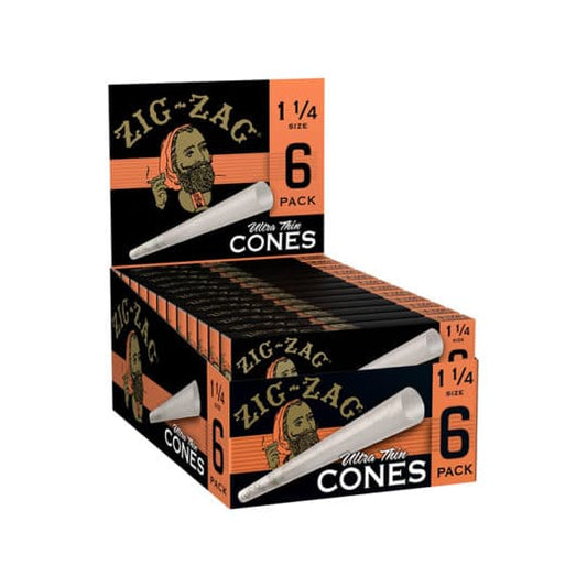 Zig Zag Cones 1  1/4 6CT/24CT