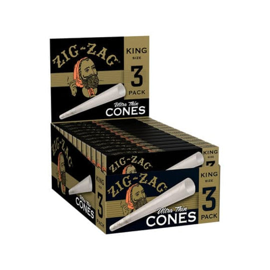 Zig Zag Cones Ultra Thin King Size 1CT / 24CT