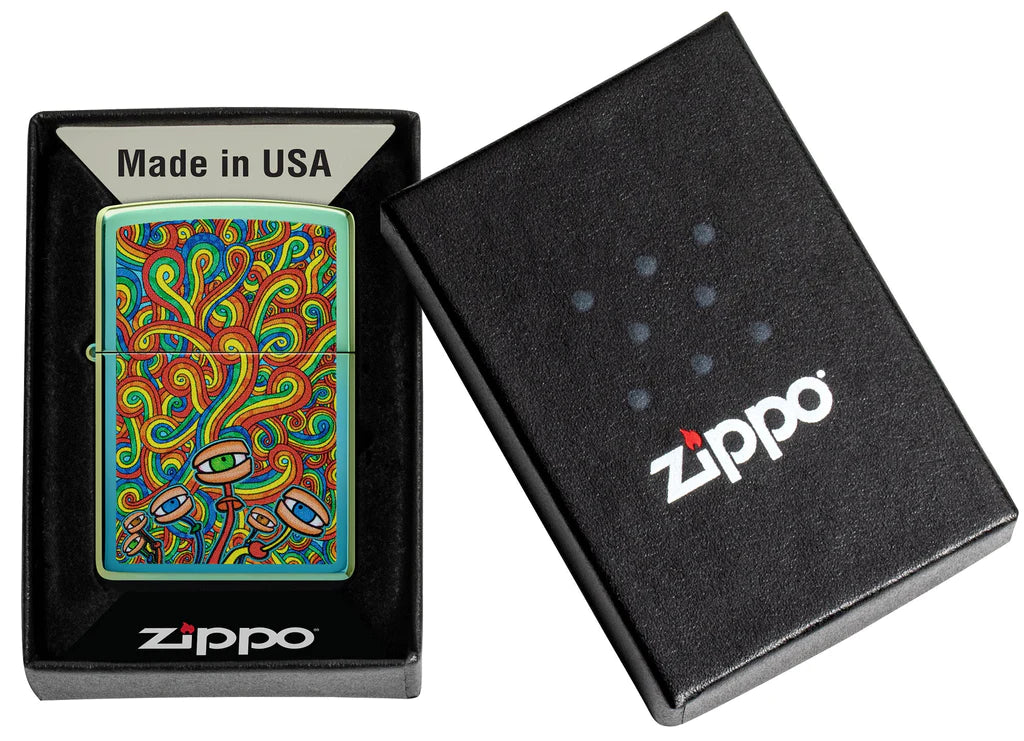 Zippo Lighter Psychedelic Imagery