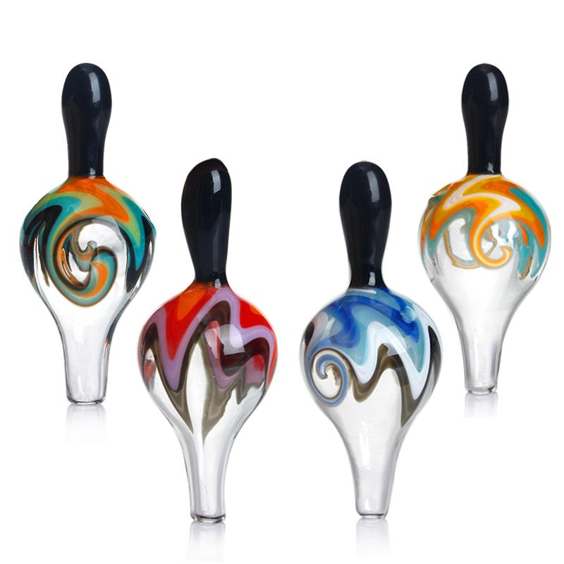 Glass Guru Carb Cap Swirl Handle