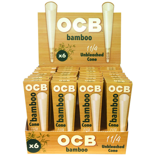 OCB Cones 1 1/4 Bamboo 32CT