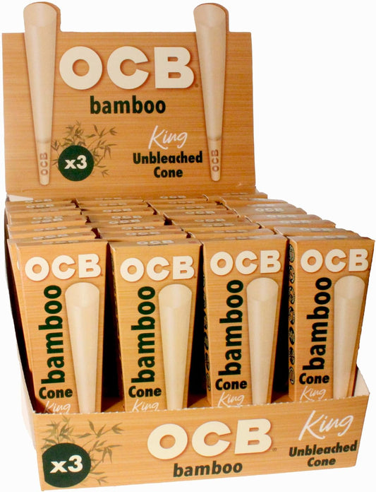 OCB Cones King Bamboo 32CT