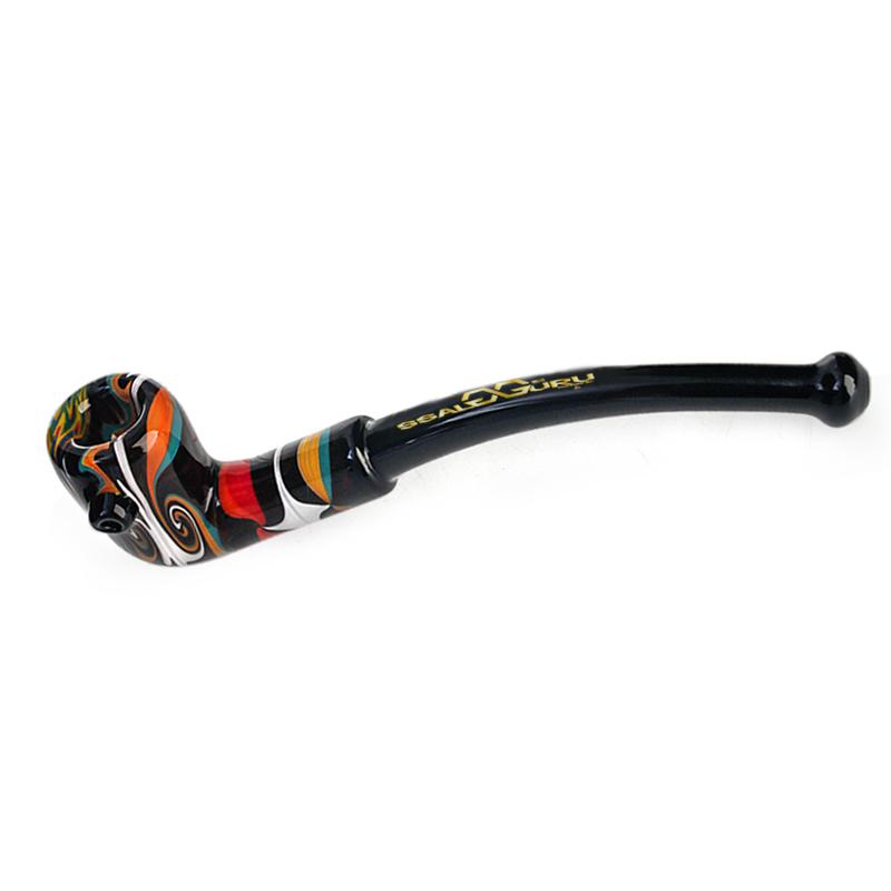 Glass Guru Handpipe 7.5" Sherlock Gandalf (American Made)