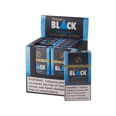 Djarum Cigar 12CT Black Sapphire 10CT Box