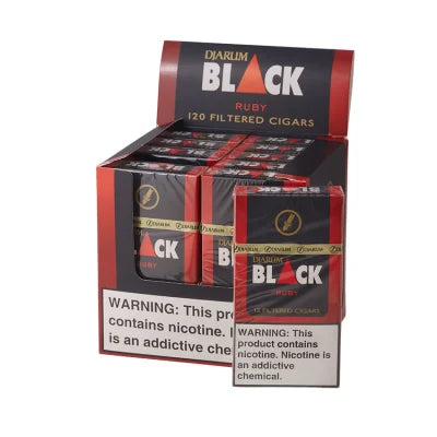 Djarum Cigar 12CT Black Ruby 10CT Box