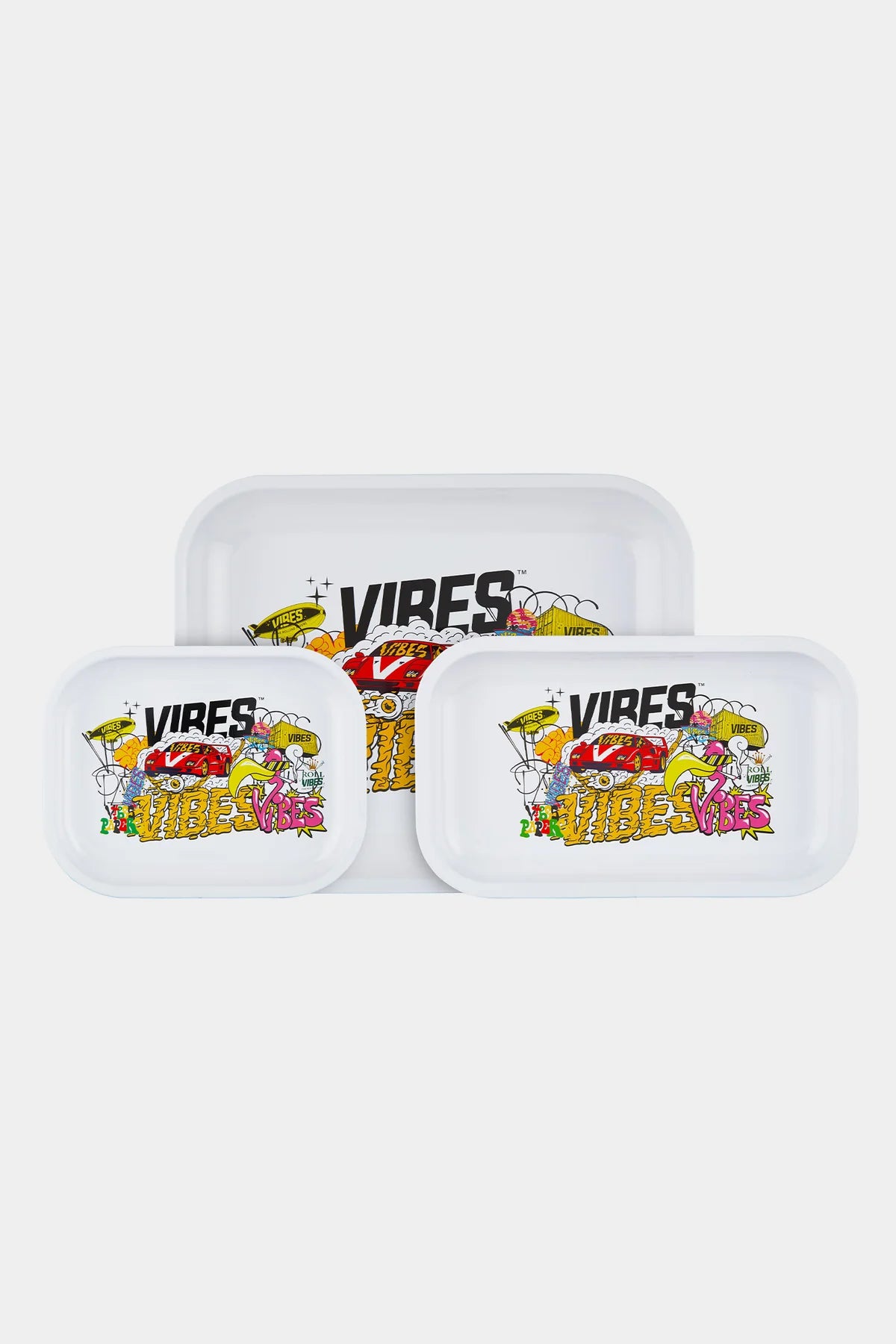 VIBES Rolling Tray Large Collage