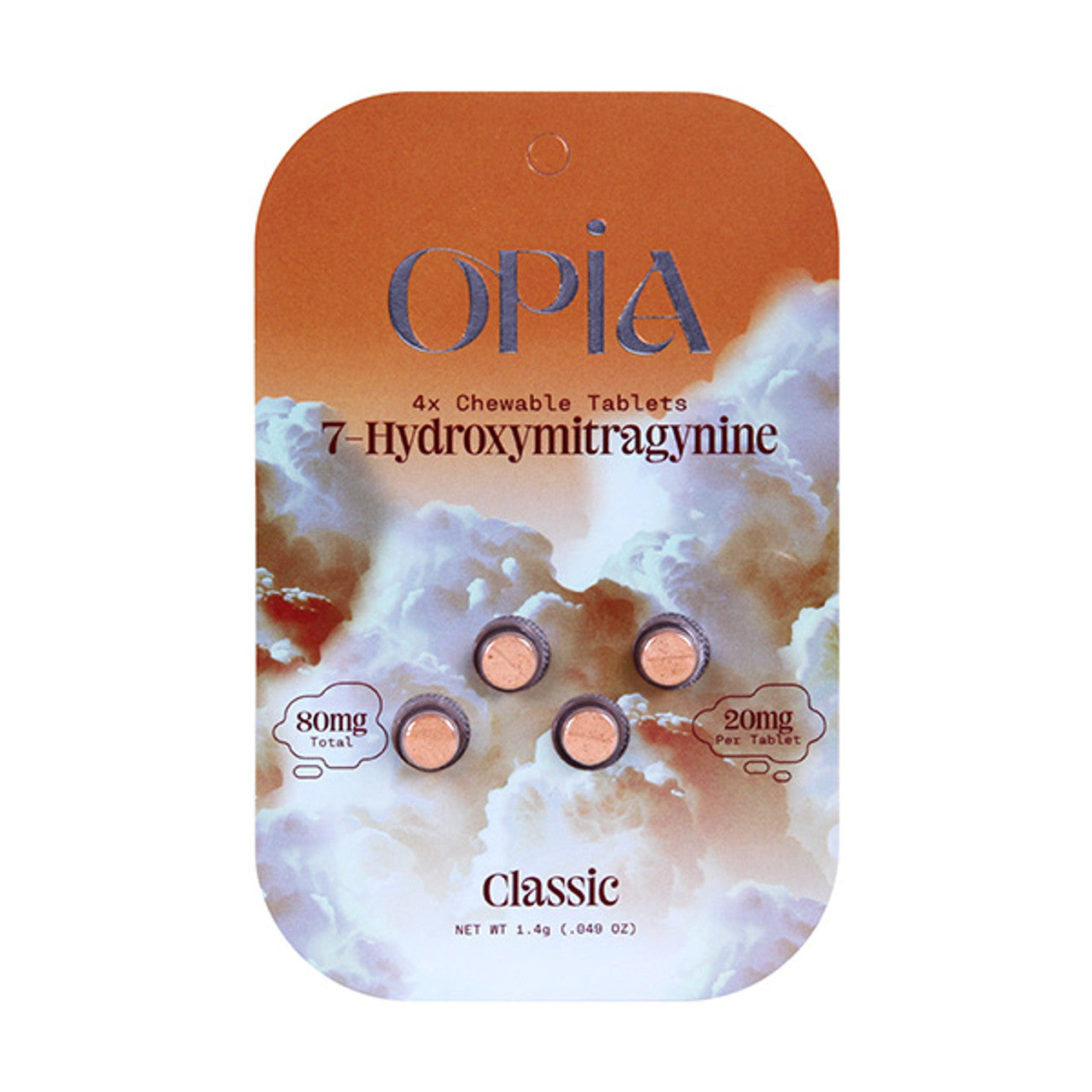 OPiA 7-Hydroxymitragynine Chewable Tablets 4ct