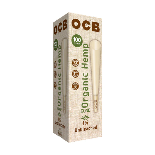 OCB Cones 1 1/4 Organic 100CT 1CT Pack