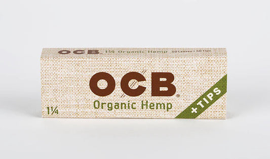 OCB Papers 1 1/4 Organic + Tips 24CT