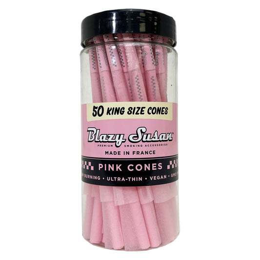 Blazy Susan Cones 50CT King Size Pink 1CT Pack