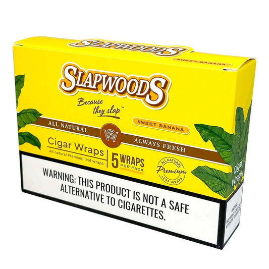 Slapwoods Wraps 5CT Sweet Banana 10CT