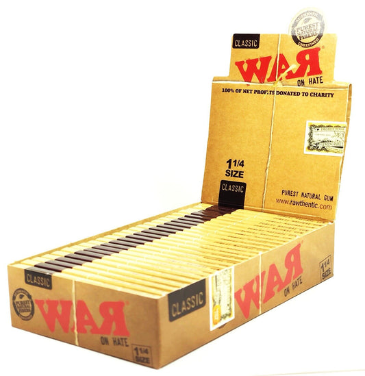 Raw Papers 1 1/4 Classic War on Hate 24CT